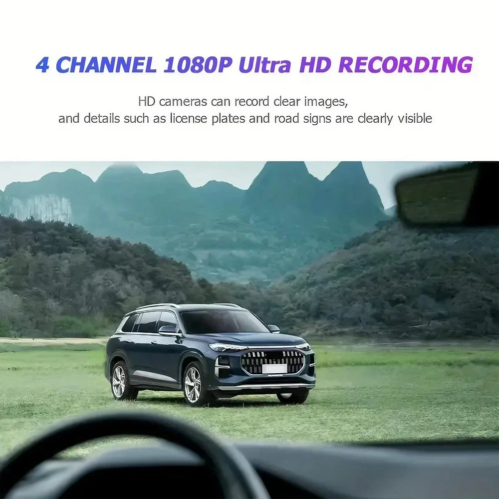 Quad Lens Dashboard Camera