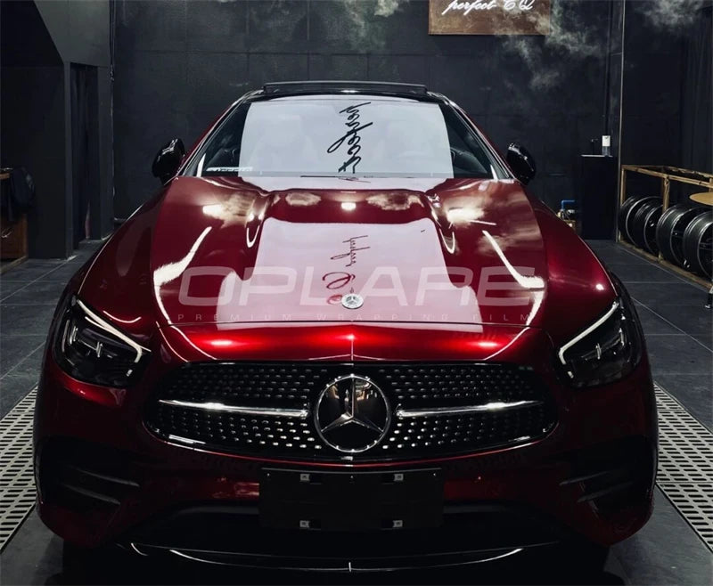 Glossy Liquid Metallic Red Vinyl Wrap